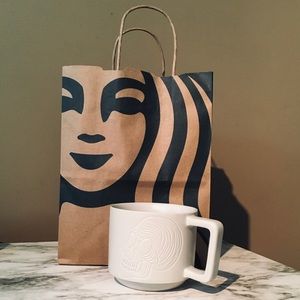 Starbucks 2019 Halloween White Skull Mug